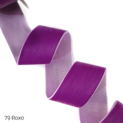 VELUDO SANDING - 38MM (1 metro) - 79 - ROXO