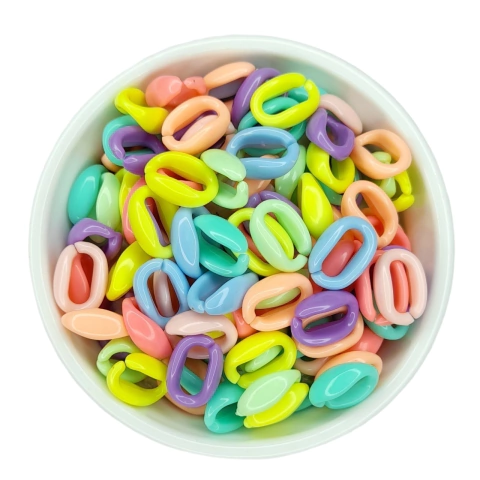 ELO PLÁSTICO PARA CORRENTE 11MM X 15MM - (50 gramas)