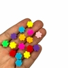 Miçanga (fimo) - Flores achatadas 10mm (30 unidades)