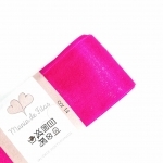 Fita voal/organza Sanding - 014 - rosa choque (peça 5 metros)