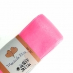 Fita voal/organza Sanding - 147 - rosa neon (peça 5 metros)