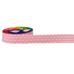 Fita Sinimbu bordinha pompom (rolo 10 mts) - Rosa pesp. branco na internet