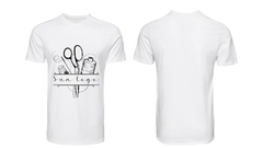 Camiseta branca pv premium personalizada (unidade) - comprar online