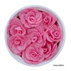 FLORZINHA DE TECIDO POLIÉSTER P 2,5cm - 10 unidades - Rosa Médio