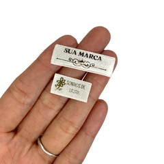 Etiqueta de Cetim Personalizada 22mm (200 unid.) na internet