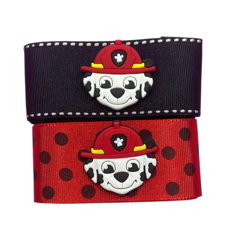 Kit 2 mts de fita + 2 apliques Marshall Patrulha Canina