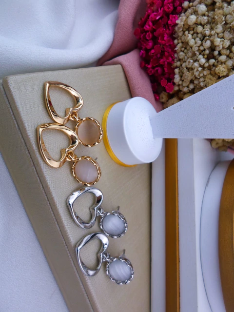 Brinco Bijuteria Coração (CADA – SELECIONE A COR DESEJADA) #B0104598 - comprar online