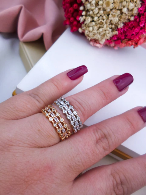 Anel Bijuteria (CADA - SELECIONE A COR E A NUMERAÇÃO DESEJADA) #A0702542 - comprar online