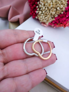 Anel Bijuteria Coração (CADA - SELECIONE A COR E A NUMERAÇÃO DESEJADA) #A0702544 na internet