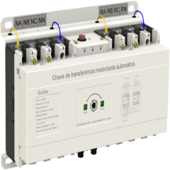 Chave de transferência motorizada automática brasiltec