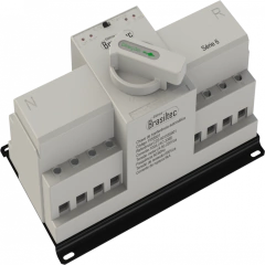 Chave de transferência automática 4 polos 100A 220Vca da Brasiltec, modelo Série 6