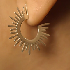 Sun Hoop Earrings - online store