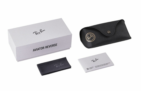 Ray Ban Aviator Reverse Gris Oscuro 0101S 003/GR - tienda online