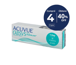 Acuvue Oasys 1 Day x 4 cajas (120 lentes) - comprar online