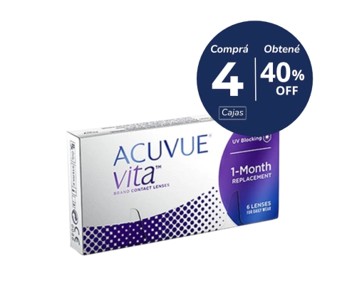 Acuvue Vita x 4 cajas (x 24 lentes) - comprar online