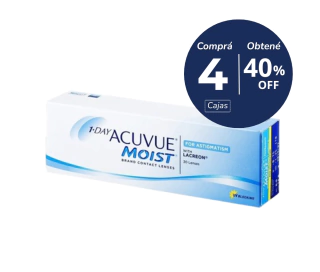 Acuvue 1 Day Moist para Astigmatismo x 4 cajas (x 120 lentes) - comprar online
