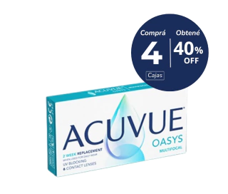Acuvue Oasys Multifocal x 4 cajas ( x 24 lentes) - comprar online