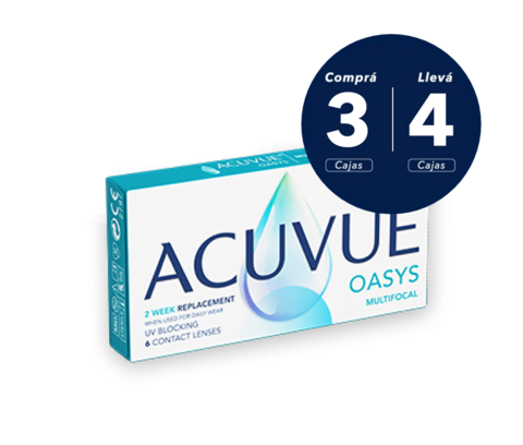 ACUVUE OASYS MULTIFOCAL X 4 CAJAS (X 24 LENTES) - comprar online