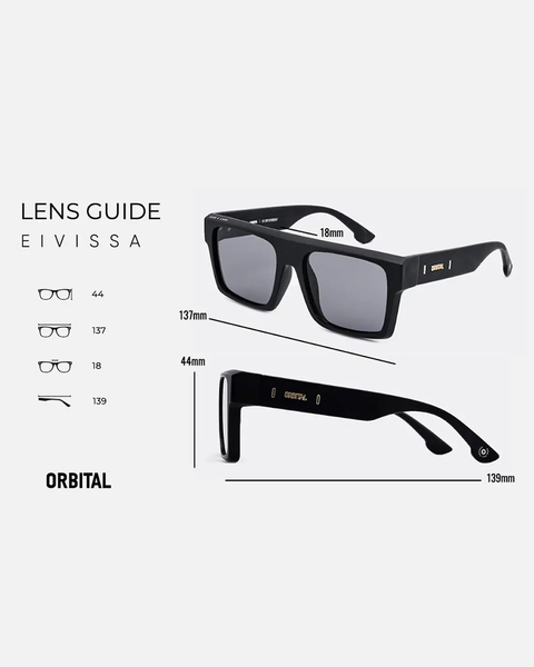 Orbital Eivissa Negro Mate Polarizado