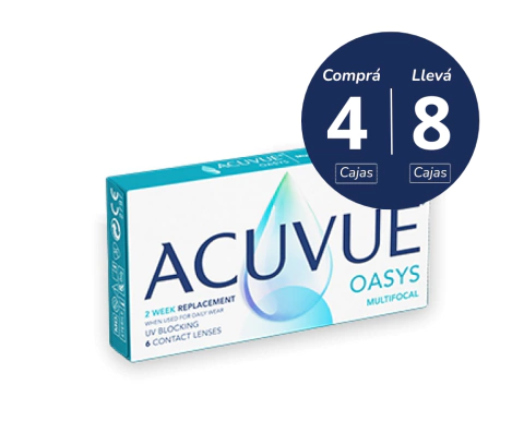 Acuvue Oasys Multifocal x 8 cajas ( x 48 lentes)