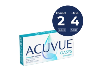 Acuvue Oasys Multifocal x 4 cajas ( x 24 lentes) - comprar online