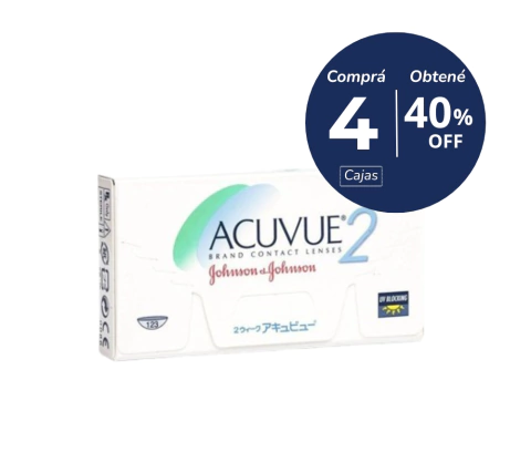 Acuvue 2 x 4 cajas (x 24 lentes) - comprar online