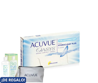 Acuvue Oasys para Astigmatismo x 2 cajas (12 lentes)
