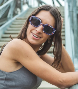 Karun Creek Azul Tortoise - Tecni-Optica