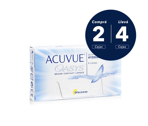 Acuvue Oasys 4 cajas (x 24 lentes)