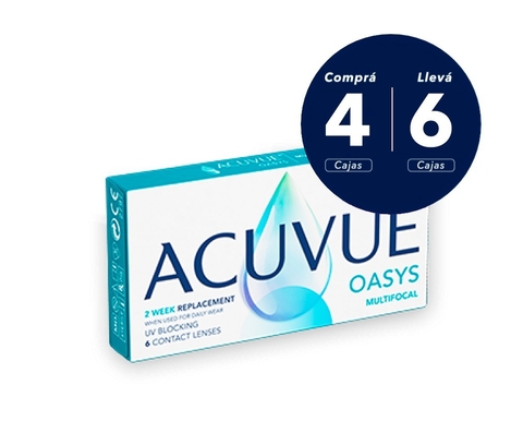 ACUVUE OASYS MULTIFOCAL X 6 CAJAS (X 36 LENTES)