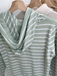 SWEATER CLEO VERDE ESTAMPADO - tienda online