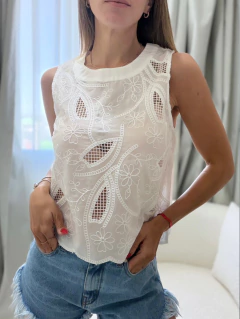 BLUSA MALAGA BLANCO - comprar online