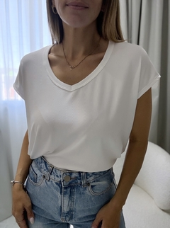 REMERA NICOL BLANCO - comprar online