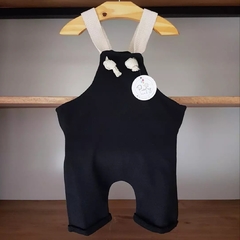 Romper Corto Negro Liso