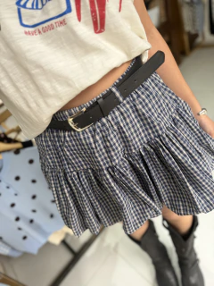 Pollera gingham - comprar online