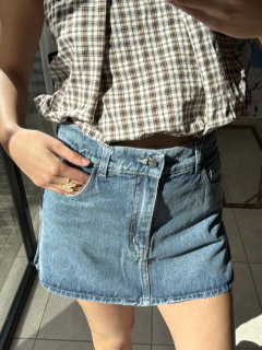 Skort Nina azul - Amanza Shoes