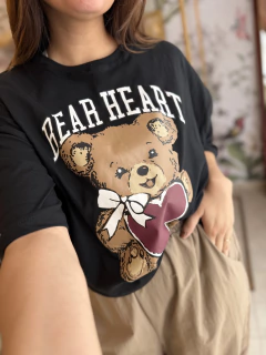 remera bear heart - comprar online