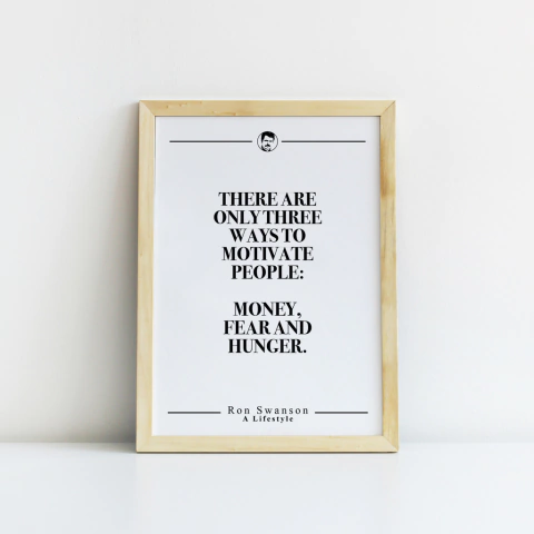 Ron Swanson - Motivación - comprar online