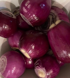 CEBOLLA MORADA ENTERA PELADA bolsa X 1 kg