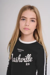 1171- REMERA MANGA LARGA CON TIRA NEGRO - comprar online