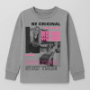 776- REMERA MANGA LARGA BE ORIGINAL GRIS - comprar online