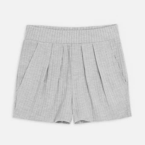 SHORT MORLEY CON BOLSILLOS ZAIRA GRIS - comprar online