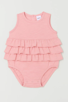 BODY CON BOMBACHA ROSA en internet