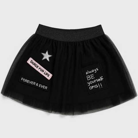 MINI TUL BEBE NEGRO - comprar online