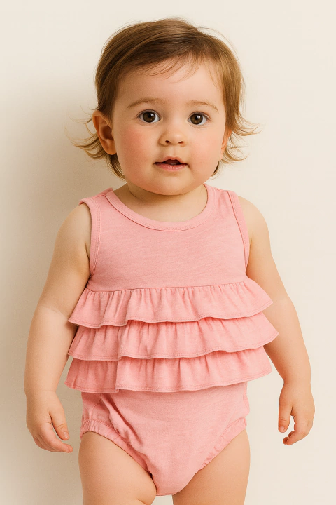 BODY CON BOMBACHA ROSA - comprar online