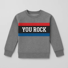 BUZO RUSTICO CON ESTAMPA YOU ROCK - comprar online