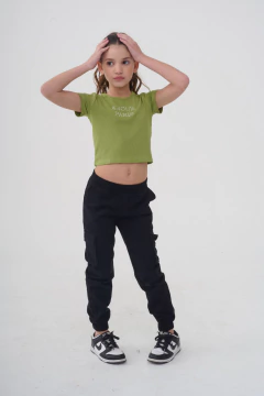 REMERA AMOUR PARIS PISTACHO - comprar online