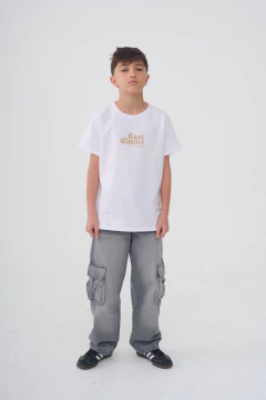 REMERA ESTAMPADA LAST CHANCE BLANCA