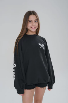 BUZO VICENTE RUSTICO UNISEX NEGRO - comprar online