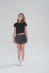 REMERA ALGODON C/LYCRA NEGRO